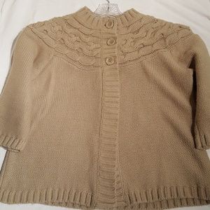 St. John's Bay 3/4 length sleeve sweater -Size Lg